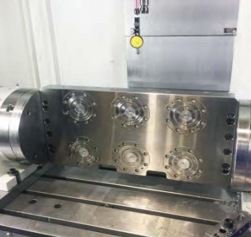 零點定位器四軸加工案例